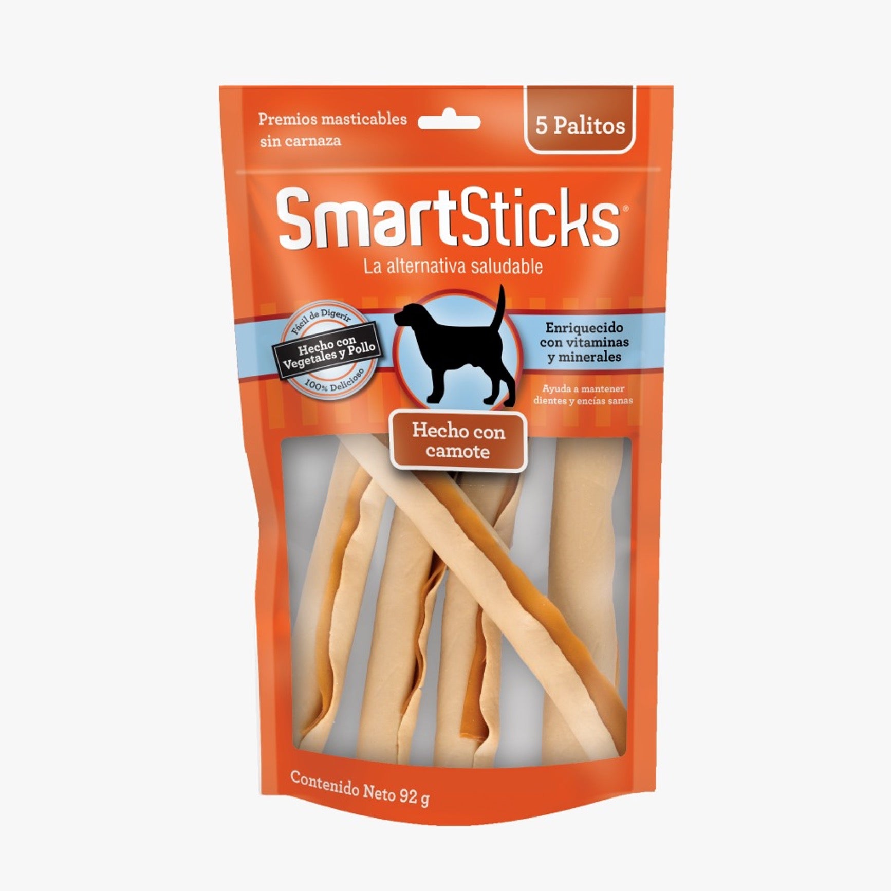 SmartBones Sweet Potato Dog Chews - 5 Pack | Healthy Natural Dog Treats for Training & Dental Care | Perfect for Small & Medium Dogs