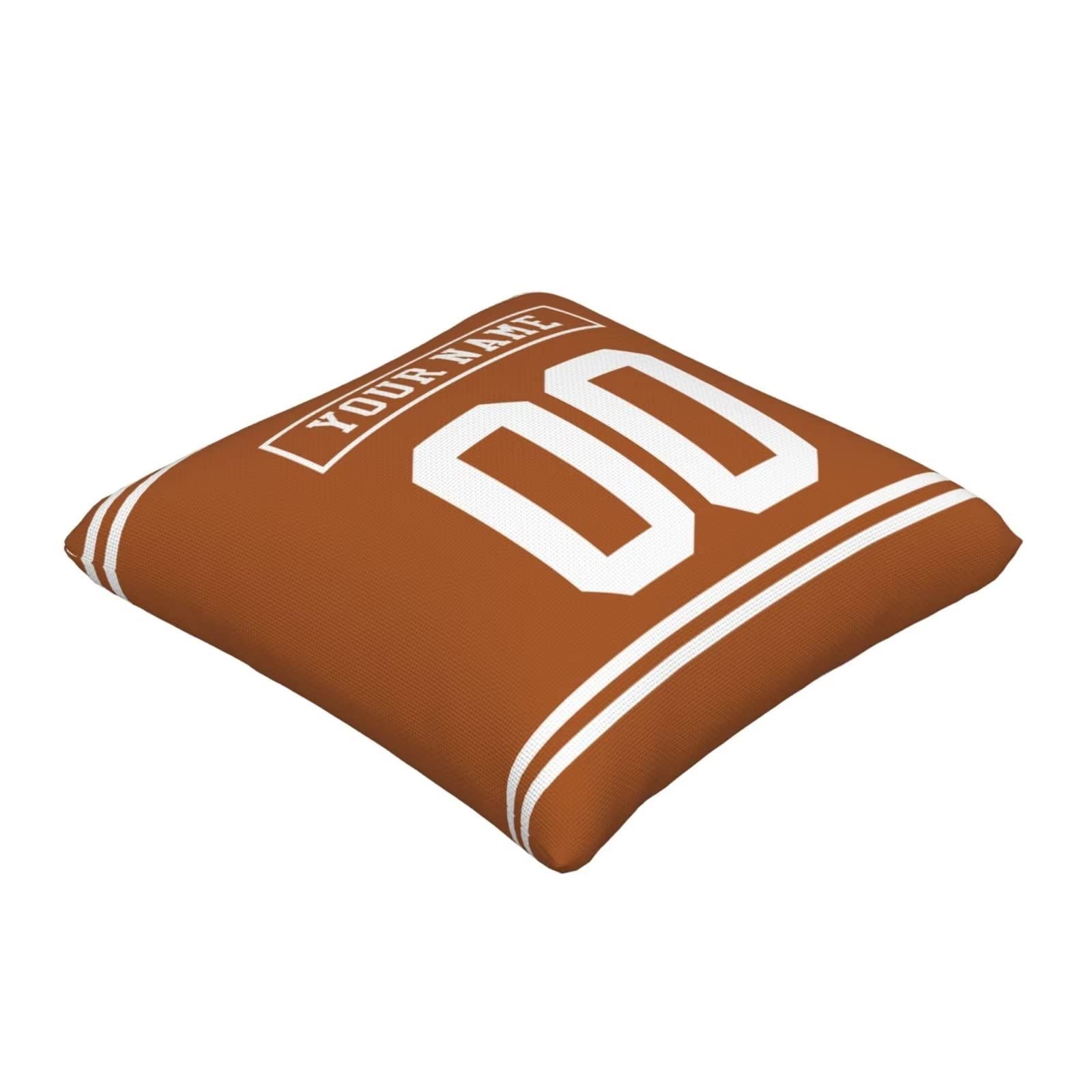 Custom University Football Pillow Cases (2-Pack) - Personalized with Any Name & Number - 18