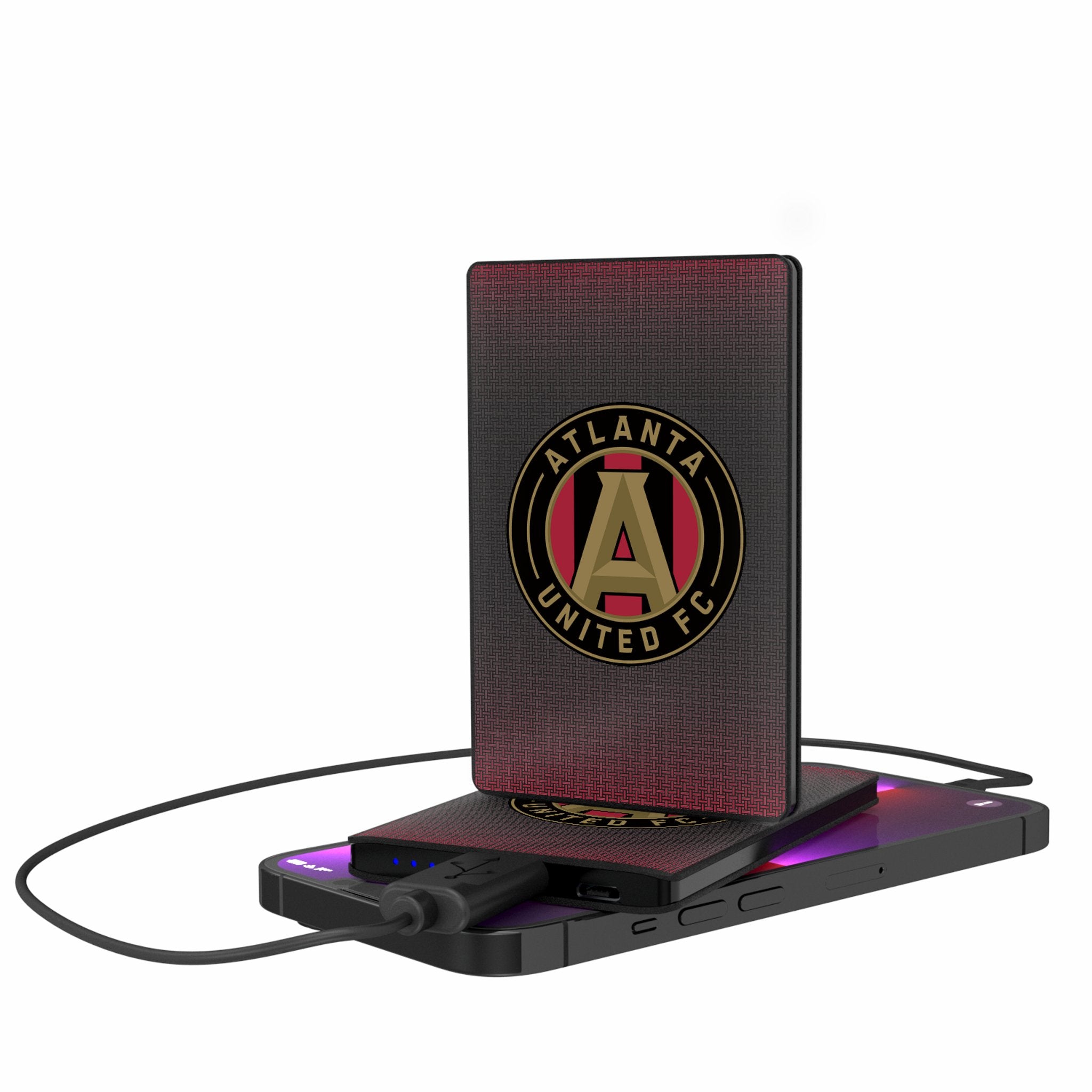 Atlanta United FC Portable 2500mAh Credit Card Sized Power Bank - Perfect for Travel, Work & Charging On The Go