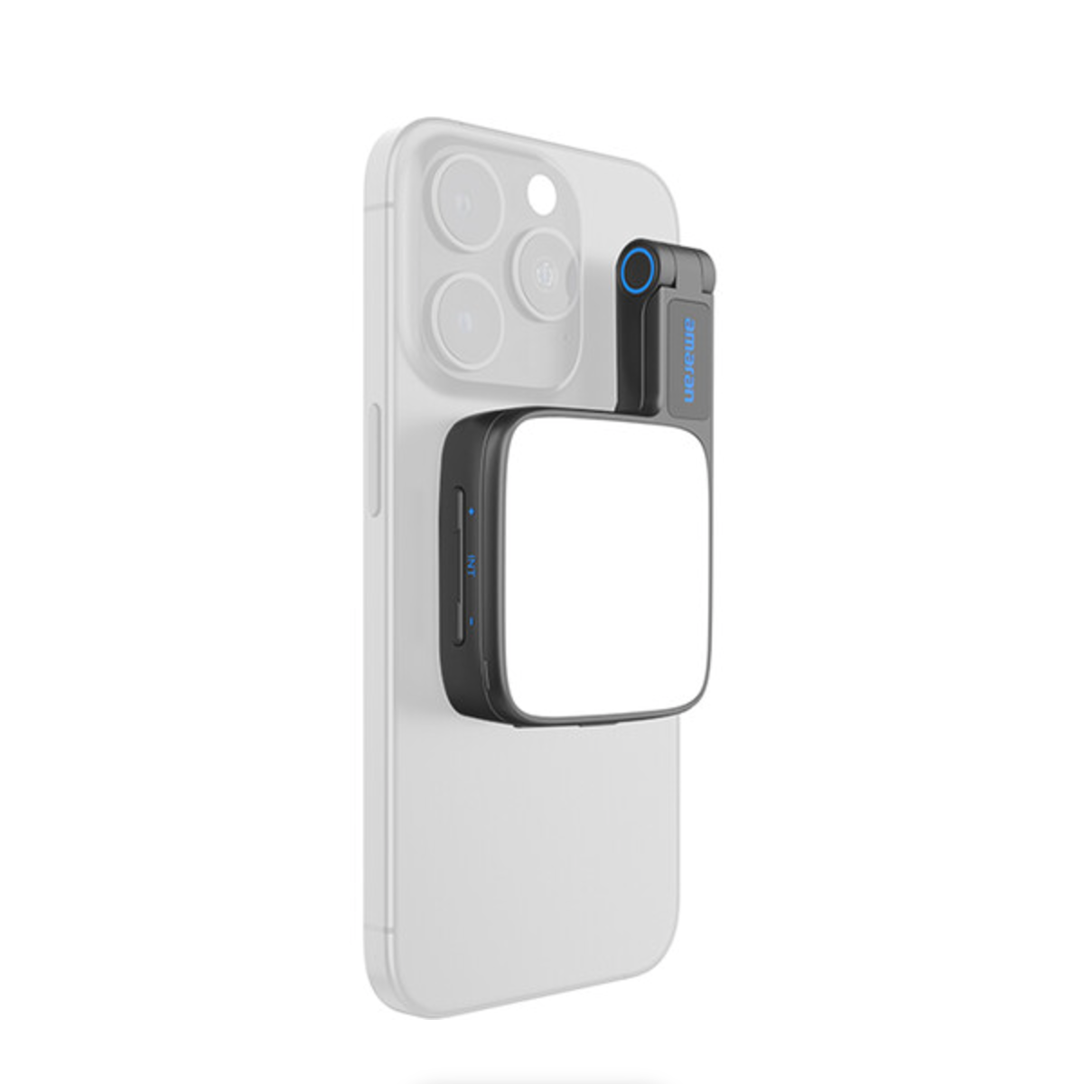 Amaran Go Mini MagSafe LED Light - Portable Video Lighting for iPhone, DSLR & YouTube (Charcoal) - Perfect for Vlogging, Live Streaming & Photography