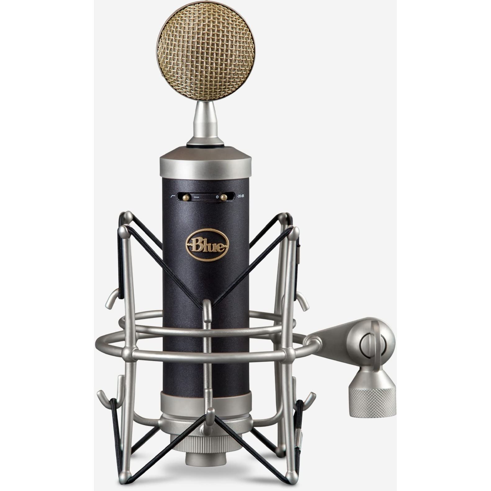 Blue Baby Bottle XLR Cardioid Condenser Microphone - Professional Studio Recording, Live Streaming, Podcasting & Gaming Mic with Large Diaphragm, Shock Mount & Case - Perfect for Home Studios, Voiceovers & Content Creation