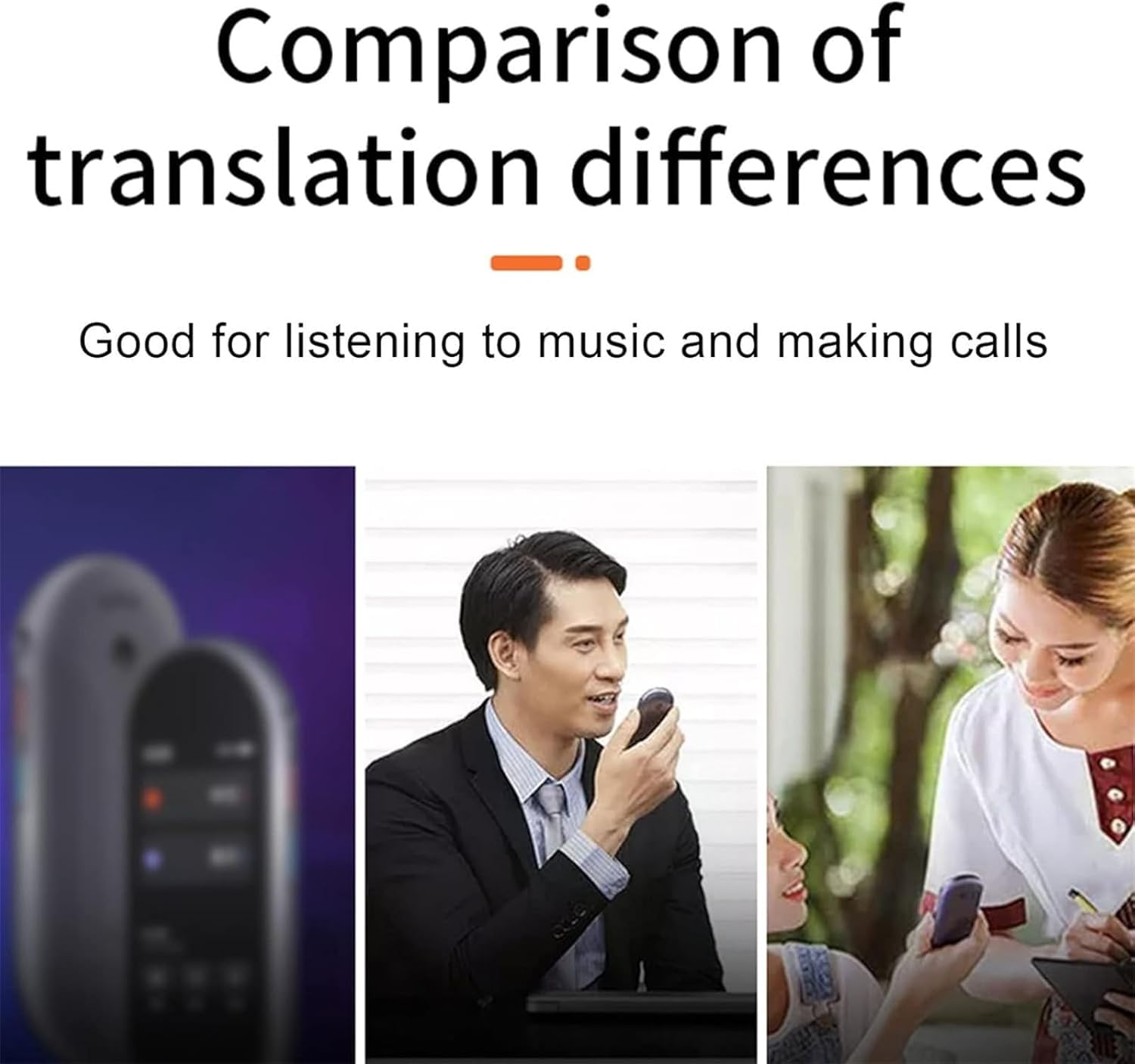 Elderdiscuss™ Hy-T26 Pro Bluetooth Translator Earbuds - 114 Languages Real-Time Translation, High-Precision Wireless Earbuds for Travel, Business & Multilingual Communication (Black)