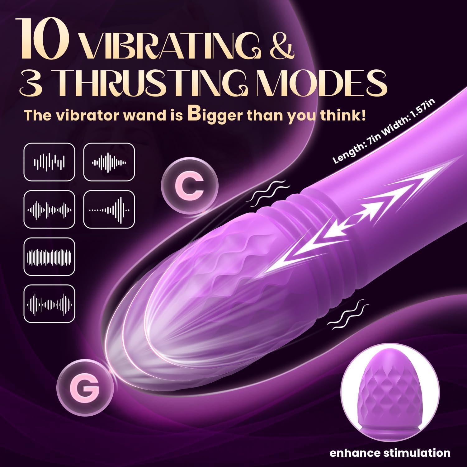4-in-1 Rose Sucking Vibrator for Women - Clitoral & Nipple Stimulation Toy with Suction, Thrusting Dildo, Tongue Licking & Vibrating Wand - G-Spot & Couples Sex Toy for Enhanced Pleasure (Perfect for Solo Play & Romantic Nights)