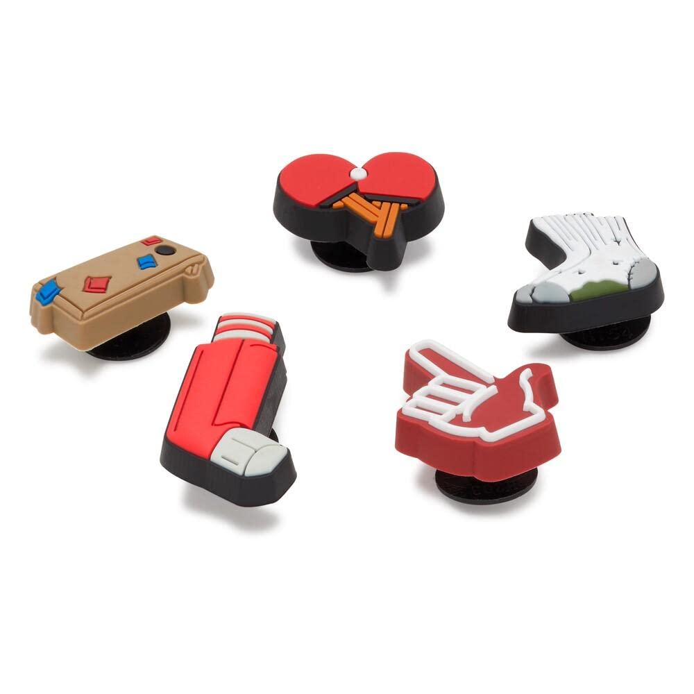 Crocs Jibbitz 5-Pack Sport Shoe Charms - Fun & Customizable Decorations for Crocs Shoes | Perfect for Kids & Adults | Great for School, Work & Casual Wear