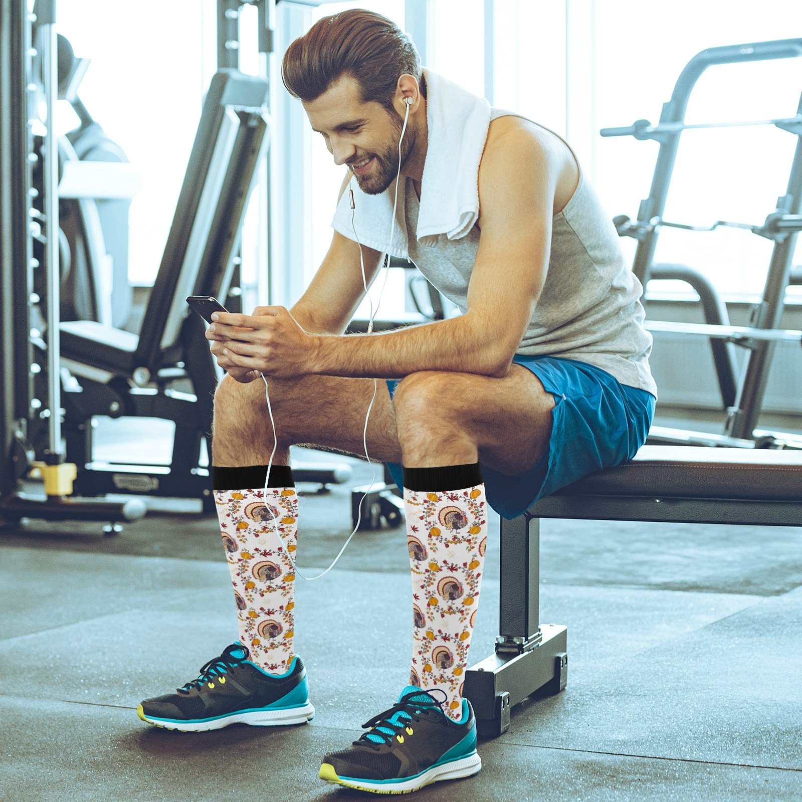 KLL Compression Socks for Women & Men - Medical Grade Circulation Support Socks for Running, Cycling, Nursing & Travel - Improve Blood Flow & Reduce Swelling