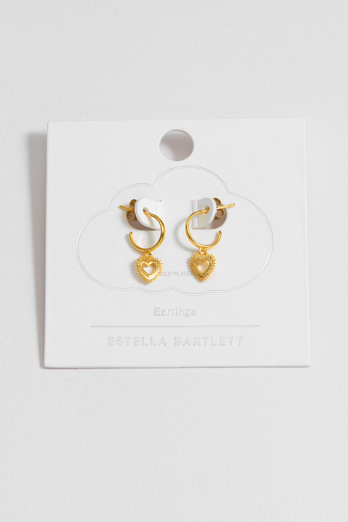 Heartburst Drop Hoop Earrings for Women - Elegant Dangle Earrings with Cubic Zirconia - Perfect for Date Night, Wedding & Special Occasions