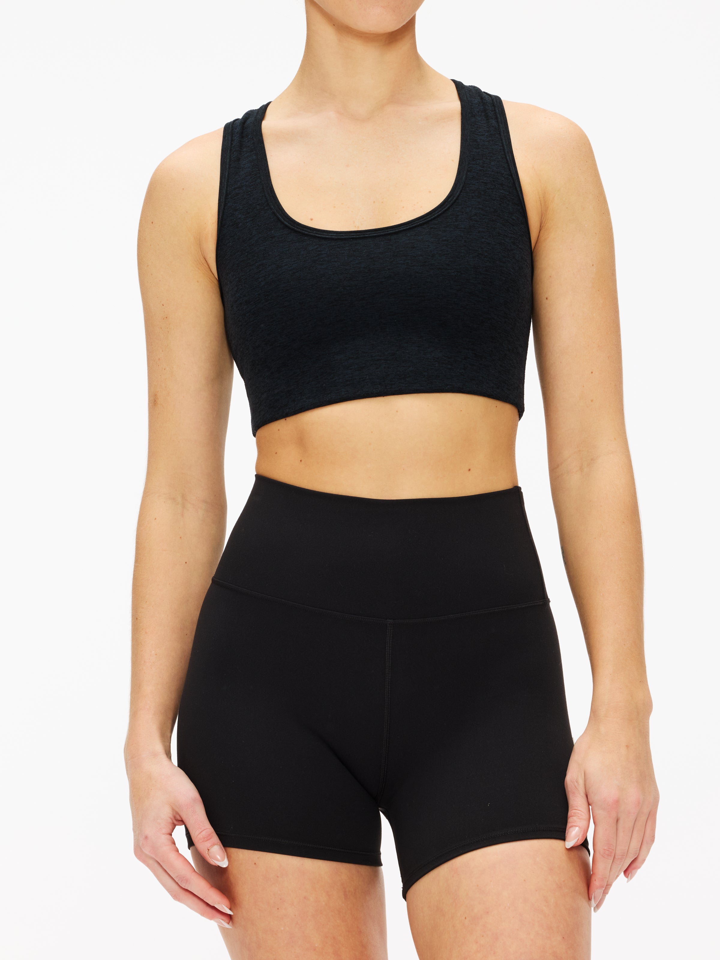 Beyond Yoga Spacedye Simplicity Long Line Bra - High Support Workout Top for Women - Perfect for Yoga, Running & Gym Fitness
