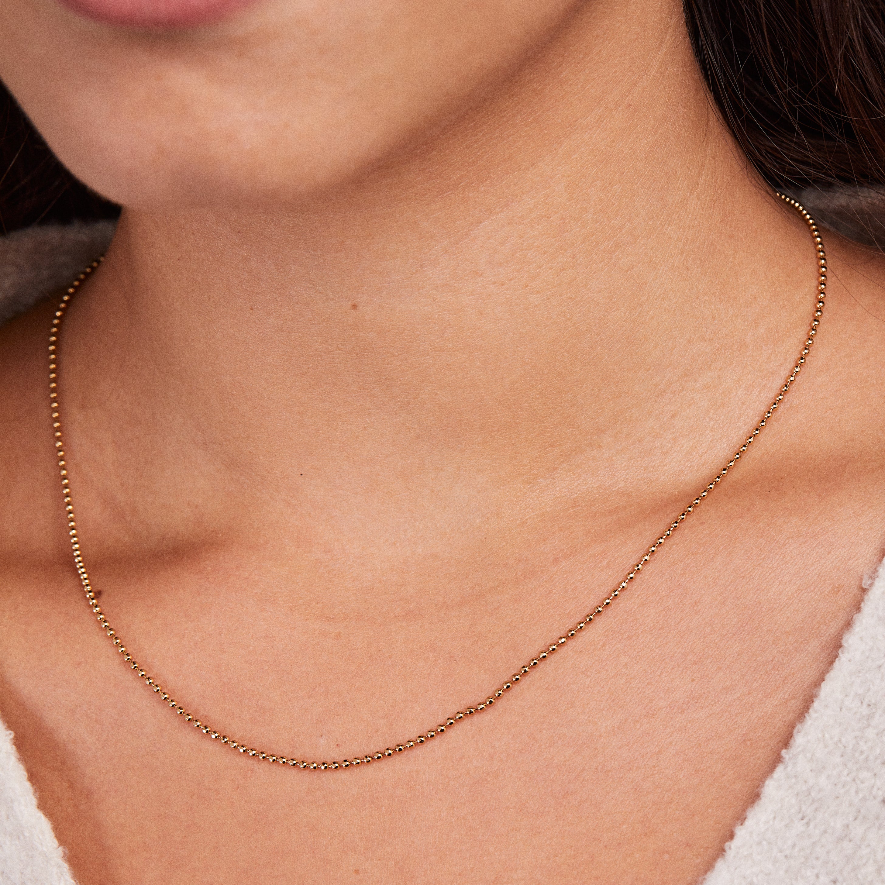 Elegant Ball Chain Necklace for Women - Dainty Gold & Silver Layering Necklaces - Perfect for Everyday Wear, Gifts & Special Occasions