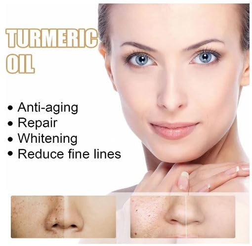 67 Stores Natural Turmeric Face Serum - Brightening & Anti-Aging Facial Moisturizer for Dark Spots & Skin Whitening | Daily Skincare for Glowing Complexion