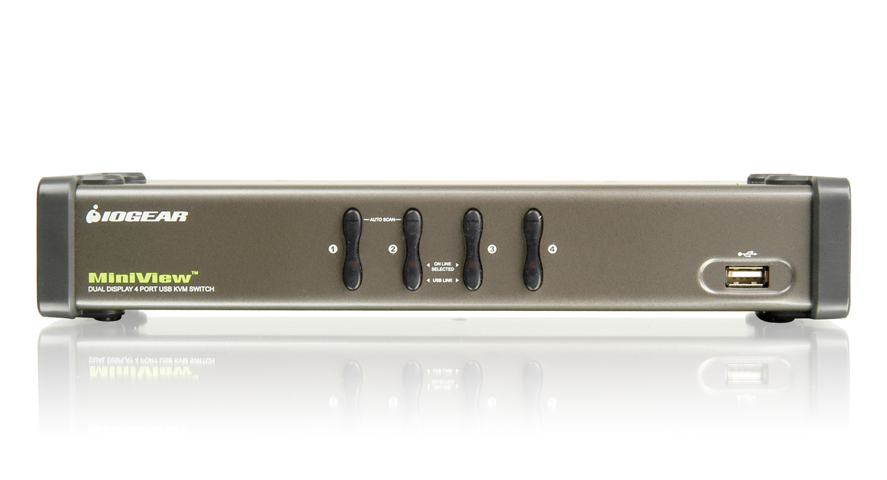 4 Port DualView USB VGA KVMP Switch with Audio & Cables - TAA Compliant - Control 4 Computers from 1 Keyboard/Mouse/Monitor - Ideal for Home Office, IT Labs & Multi-PC Workstations