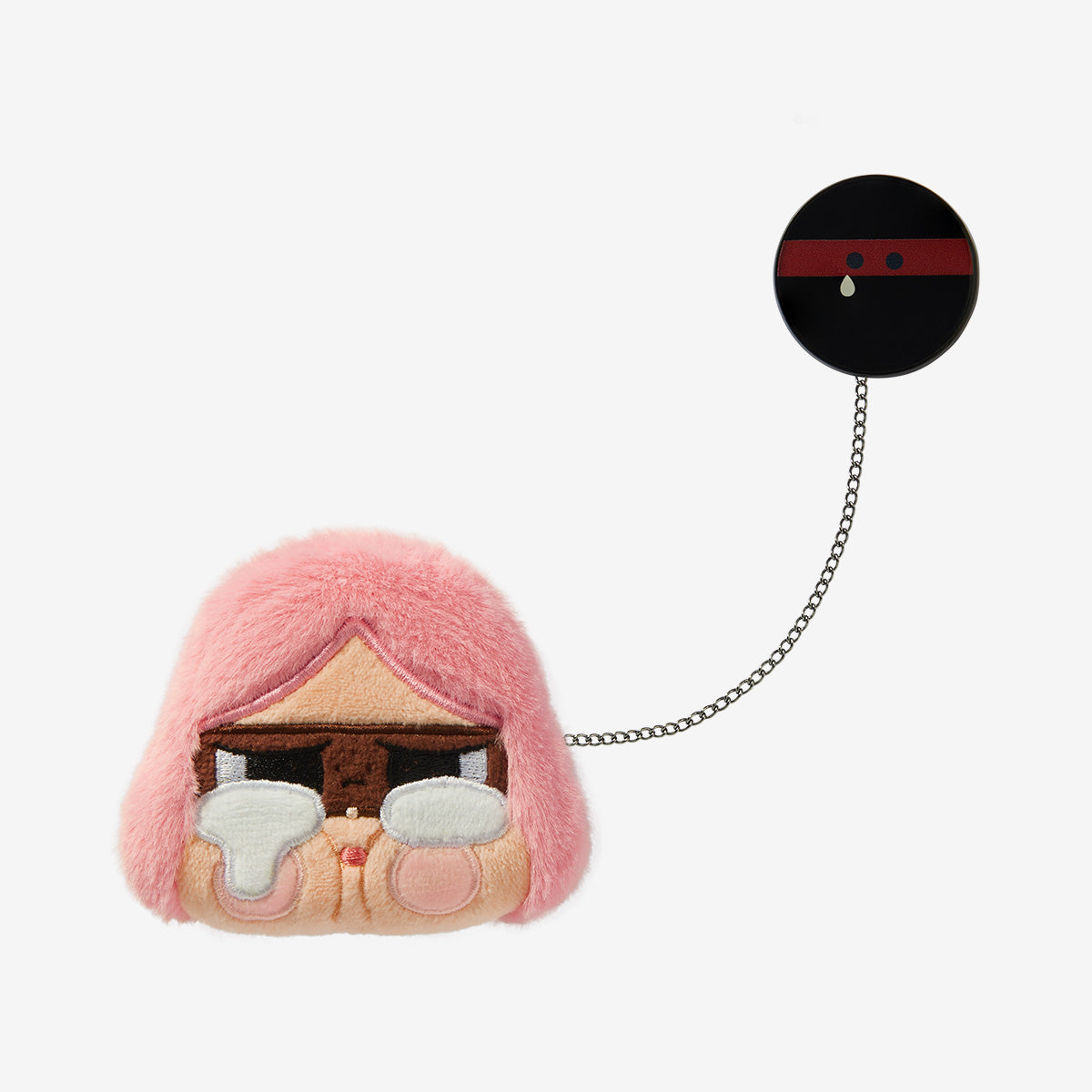 CryBaby Crying Again Series Plush Badge - Soft Collectible Pin for Backpacks, Jackets & Accessories - Perfect for Anime Fans & Kawaii Fashion