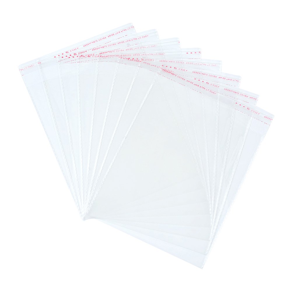 1000pcs 7.28x5.51inch OPP Clear Resealable Plastic Bags - Self Adhesive Seal Closure for Bakery, Candy, Soap, Cookies & Chocolate Packaging (185x140mm) | Food Safe Storage | Perfect for Retail, Parties & Gift Wrapping