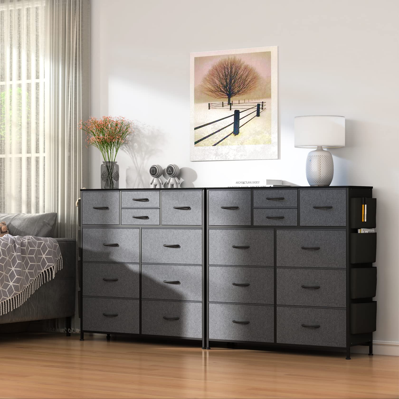 Lulive 10-Drawer Dresser for Bedroom - Fabric Storage Tower & Organizer Unit for Living Room, Hallway, Closet | Perfect for Small Spaces & Home Organization