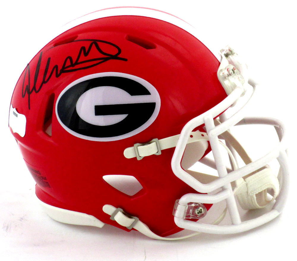 Todd Gurley Autographed Georgia Bulldogs Riddell Revolution Speed NCAA Mini Helmet - Signed Collectible Football Memorabilia for Fans, Display & Gifts