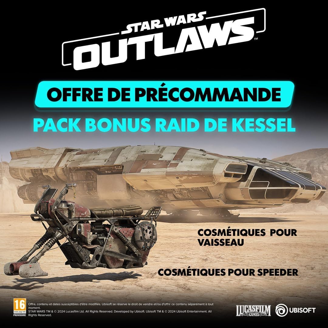 Star Wars Outlaws - Gold Edition | Xbox Series X|S Digital Download Code - Epic Sci-Fi Adventure Game for Fans | Perfect for Gaming Nights & Collector's Editions