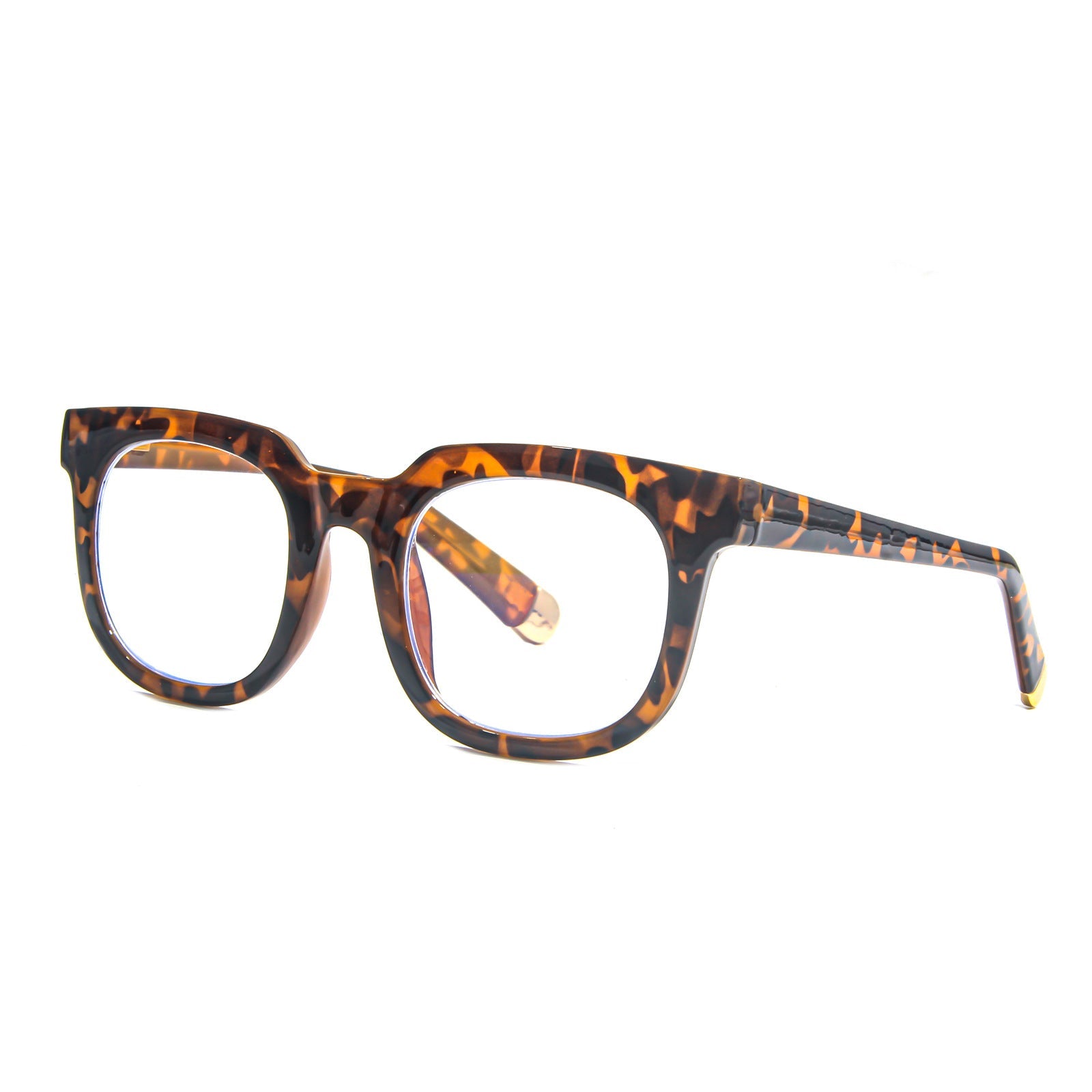 Blue Light Blocking Reading Glasses - Simple Square Frame for Computer & Screen Use - Reduce Eye Strain for Work, Reading & Gaming
