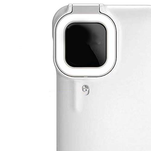 Voragrl Fill Light Selfie Phone Case with Beauty Ring Flash - Compatible with iPhone 12 (White) | Perfect for Night Photography, Vlogging & Social Media Content Creation