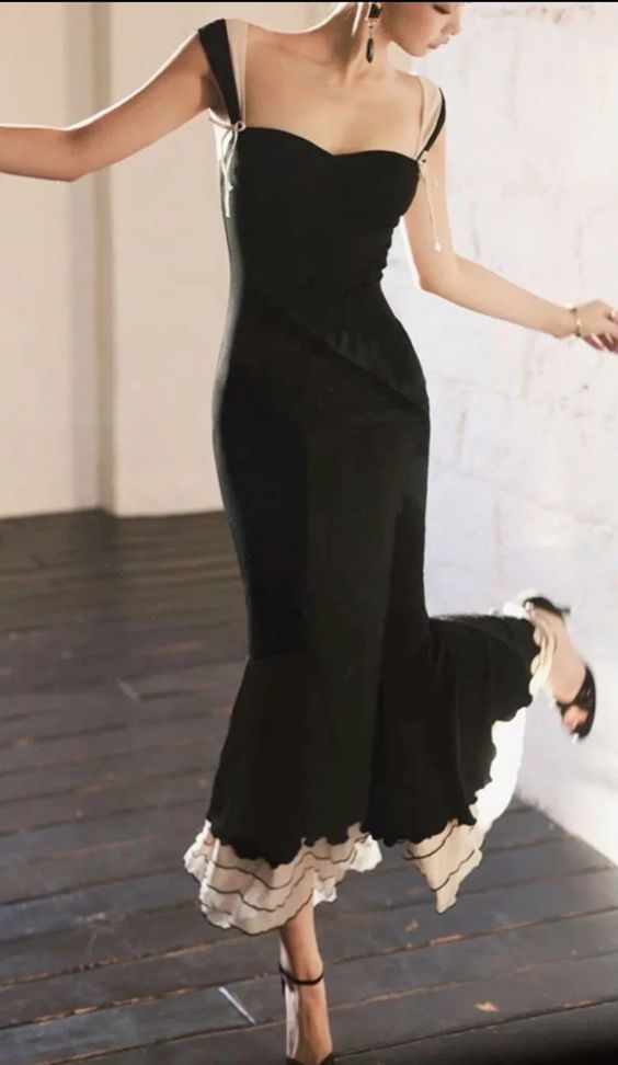 Elegant Mermaid Black Long Prom Dress for Women - Sweet Evening Gown J4314 for Homecoming, Wedding, and Formal Events