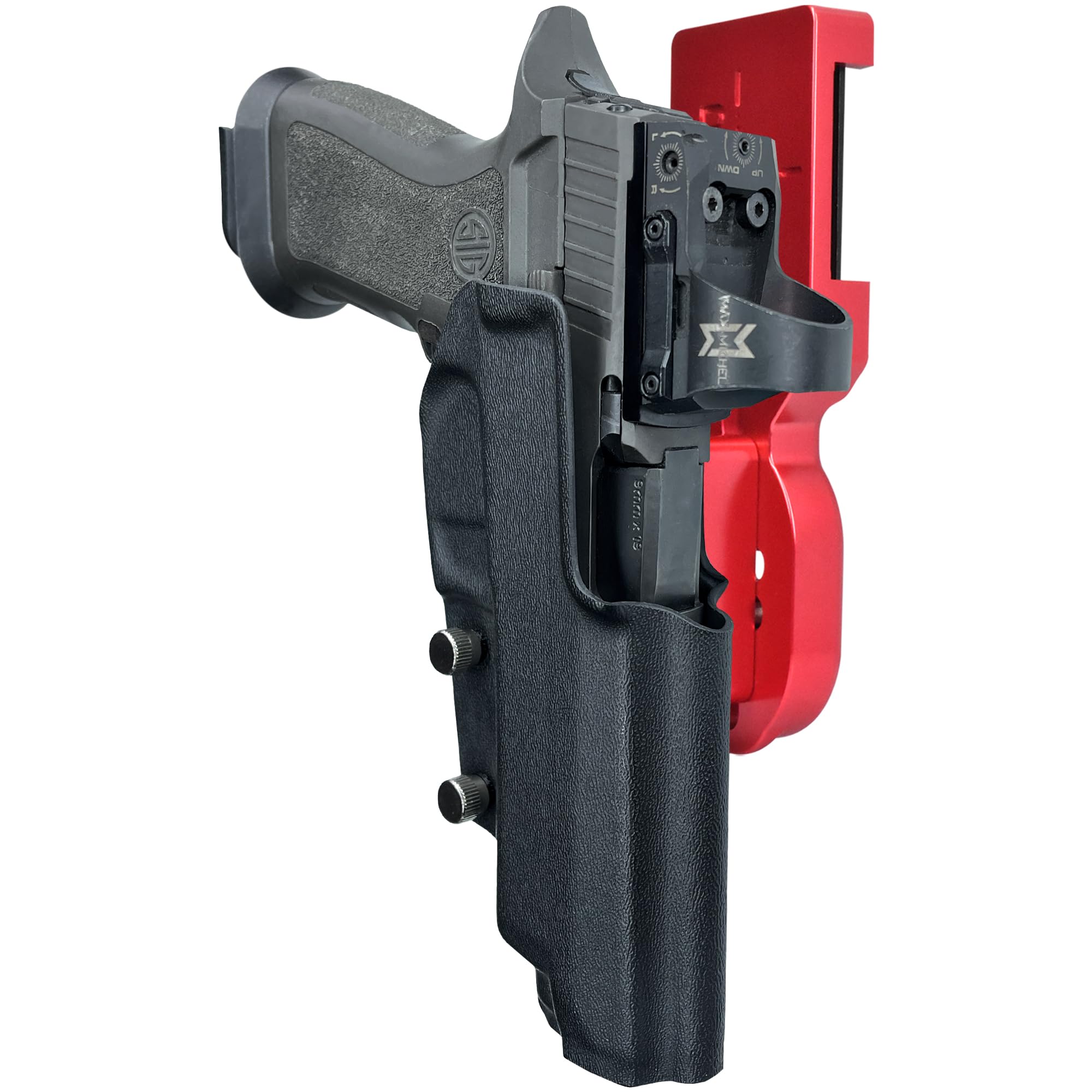 Pro Heavy Duty Competition Holster for Sig P320 Full Size, AXG Pro, M17, XFive, DH3, Spectre Comp, P320MAX - Perfect for IPSC, USPSA & Tactical Shooting