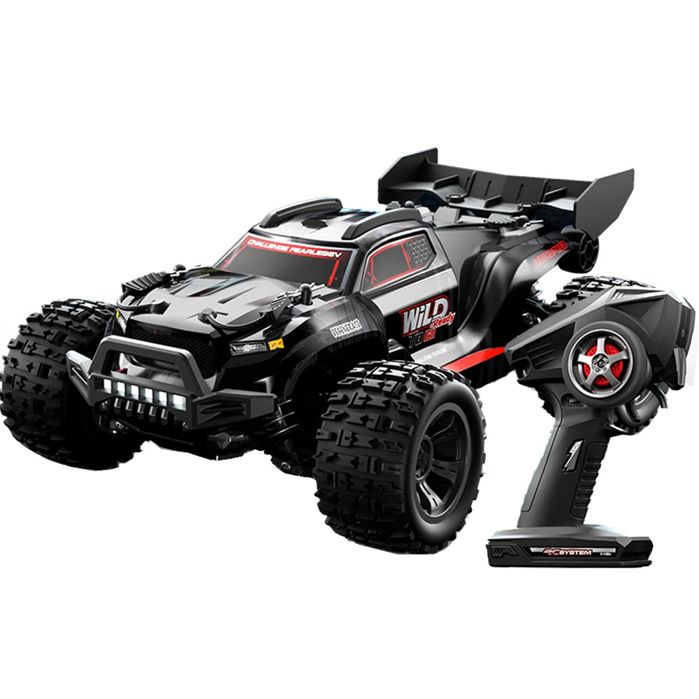 JJRC C8810 1/18 Scale 4WD High Speed Remote Control Off-Road RC Truck - Durable All-Terrain Vehicle for Kids & Adults, Perfect for Backyard Racing, Beach Driving & Outdoor Adventures