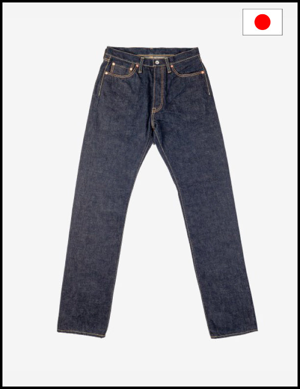 Iron Heart IH 888S 18oz Vintage Selvedge Denim Jeans - Medium/High Rise Tapered Cut for Men | Durable Workwear & Casual Style | Perfect for Motorcycle Riding & Everyday Wear