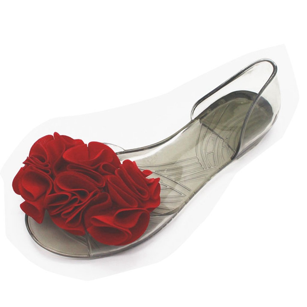 GIY Women's Flower Slides Sandals - Open Toe Summer Beach Flats, Comfortable Outdoor Slipper Shoes for Pool, Garden, and Casual Wear
