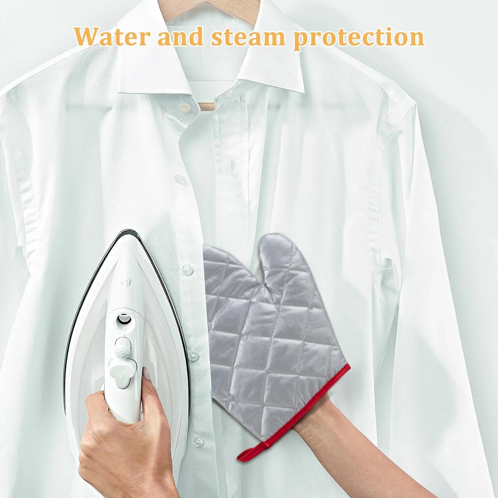 Heat Resistant Ironing Mitt for Steamer - Waterproof Anti-Steam Gloves for Clothes Steaming | Perfect for Travel, Home Use & Professional Garment Care Accessories