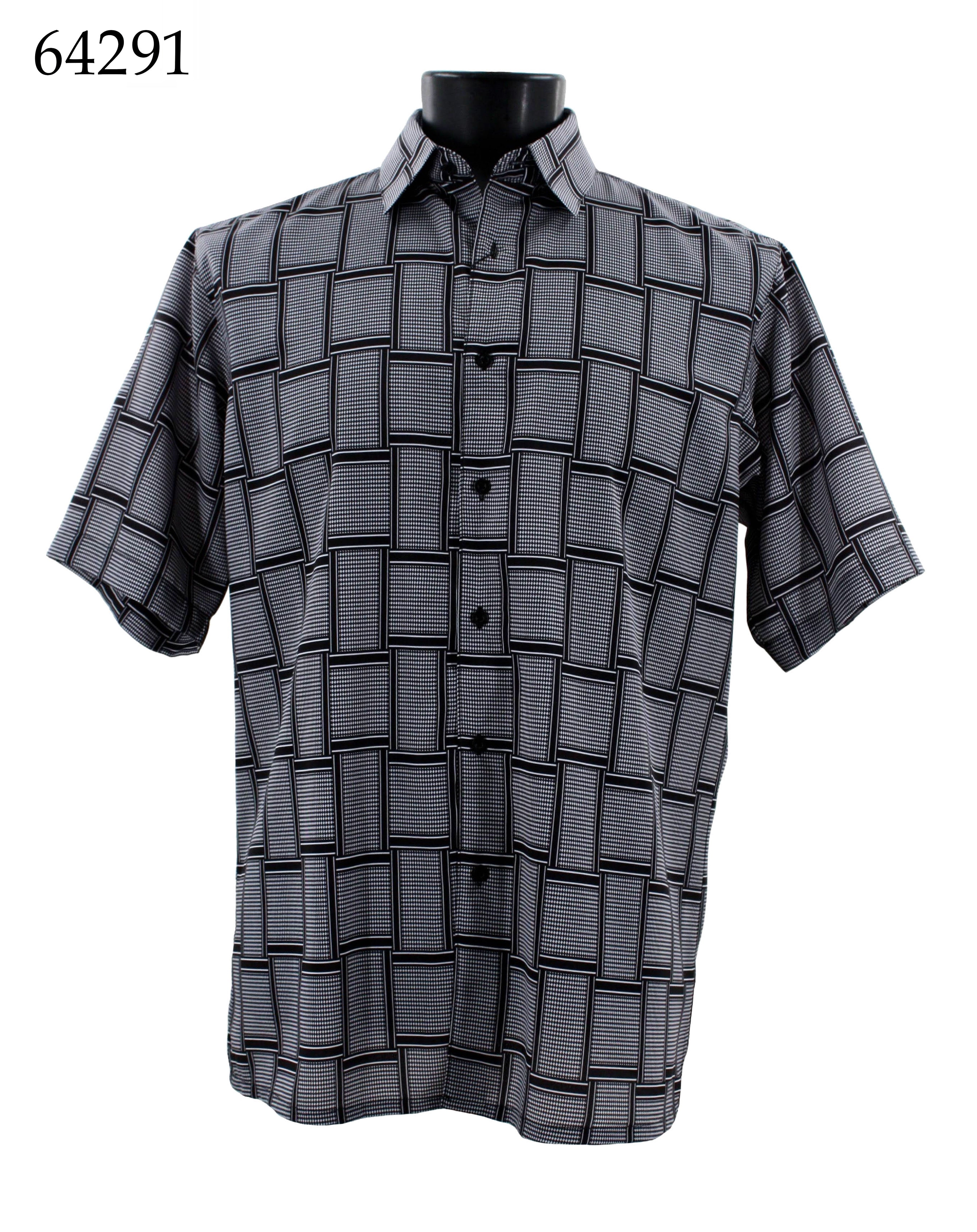 Bassiri Men's Casual Short Sleeve Shirt 64291 - Comfortable Cotton Blend Tee for Summer, Travel & Outdoor Activities
