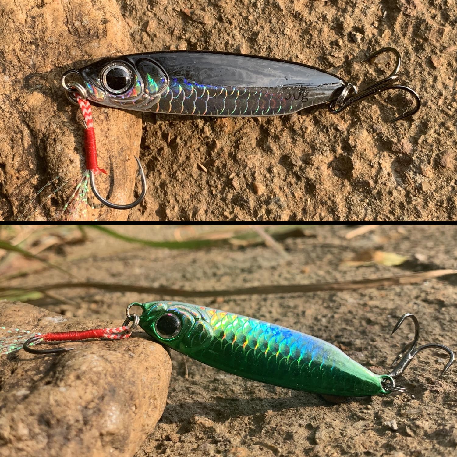 Saltwater Jigs Fishing Lures with Ultra-Sharp Hooks - Premium Spoon Lures for Tuna, Salmon, Grouper - Heavy Duty Sea Fishing Jigging & Trolling Lures for Bass, Snapper - Perfect for Deep Sea Fishing & Offshore Angling Adventures