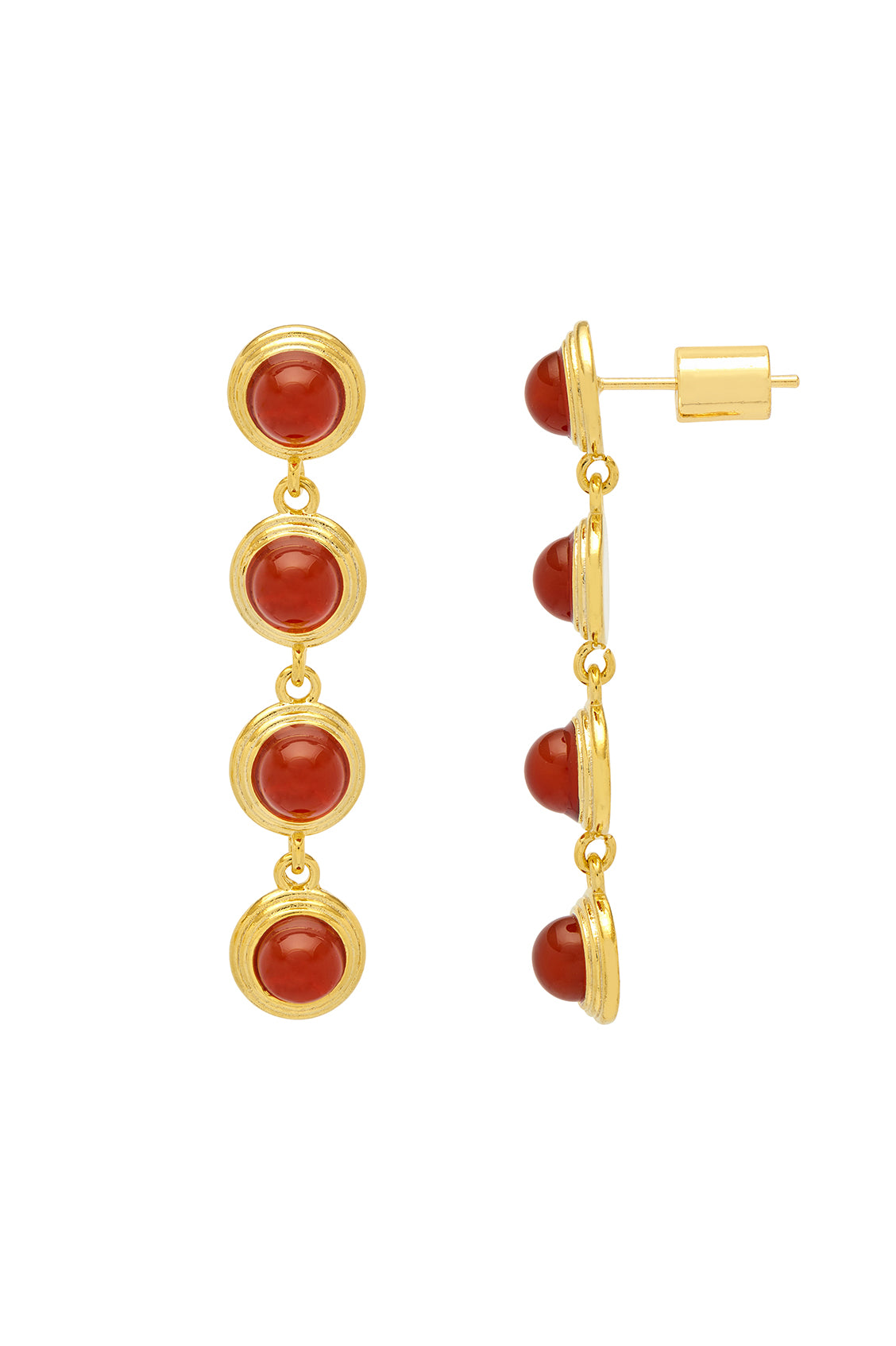 Exquisite Gemstone Drop Earrings for Women - Elegant Dangle Earrings with Natural Stones - Perfect for Weddings, Parties & Special Occasions