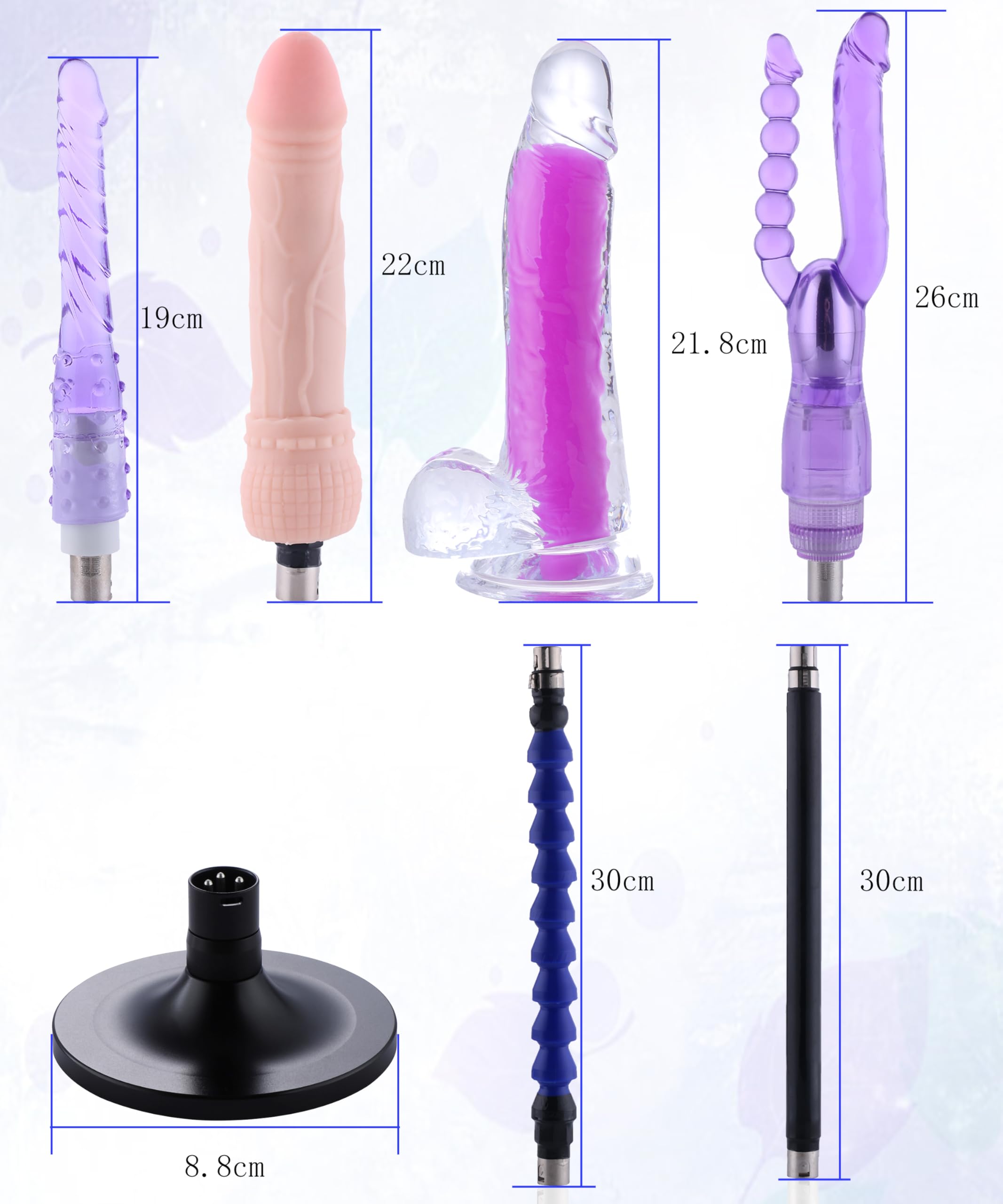 Sinloli APP Controlled Automatic Sex Machine for Women - Remote Control Adult Sex Toy with Double Heads, G-Spot Stimulator, and Fluorescent Design | Perfect for Couples Play and Solo Pleasure