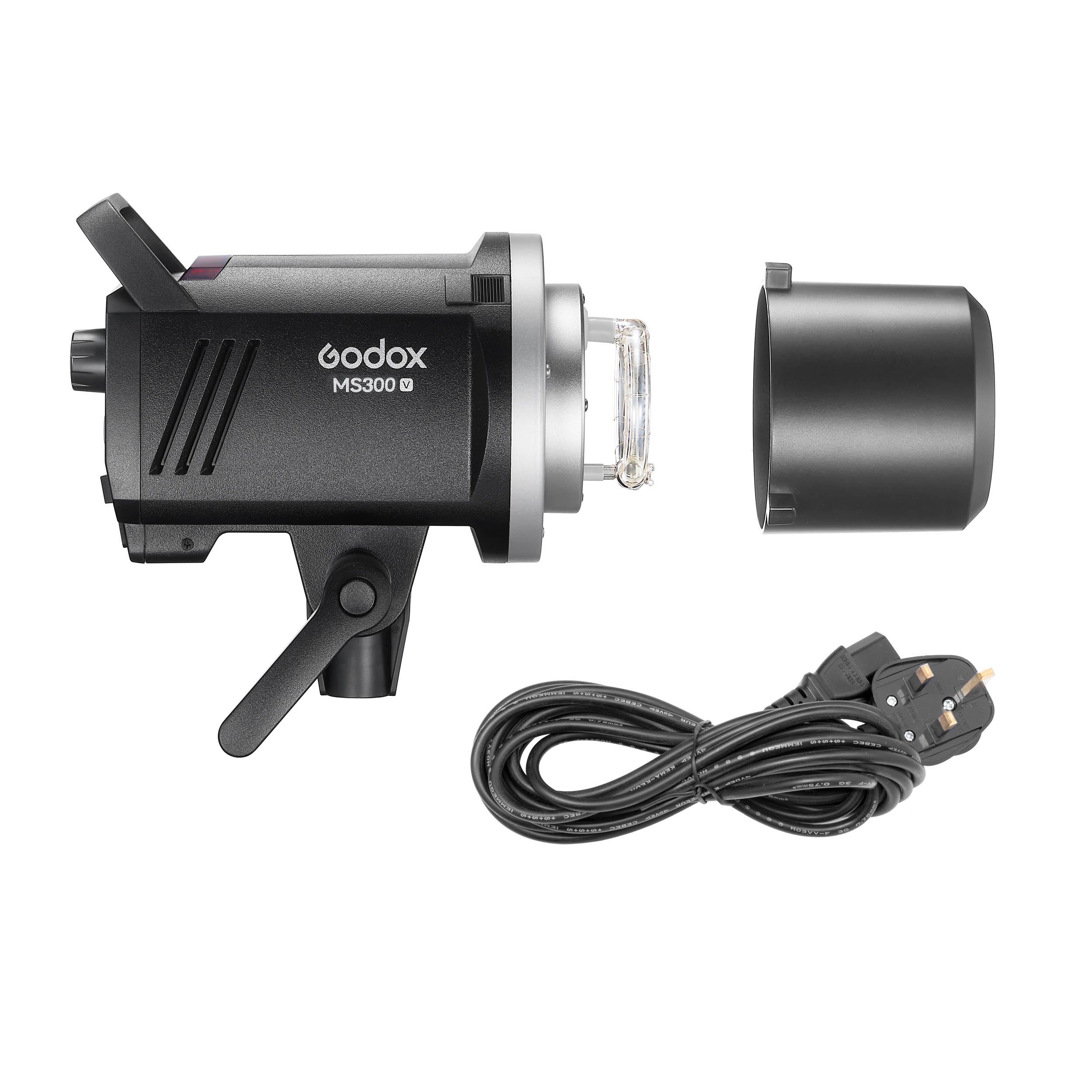 MS300V Super Compact Studio Strobe Flash with LED Modeling Light - Professional Photography Lighting for Portraits, Product Shoots & Studio Sessions
