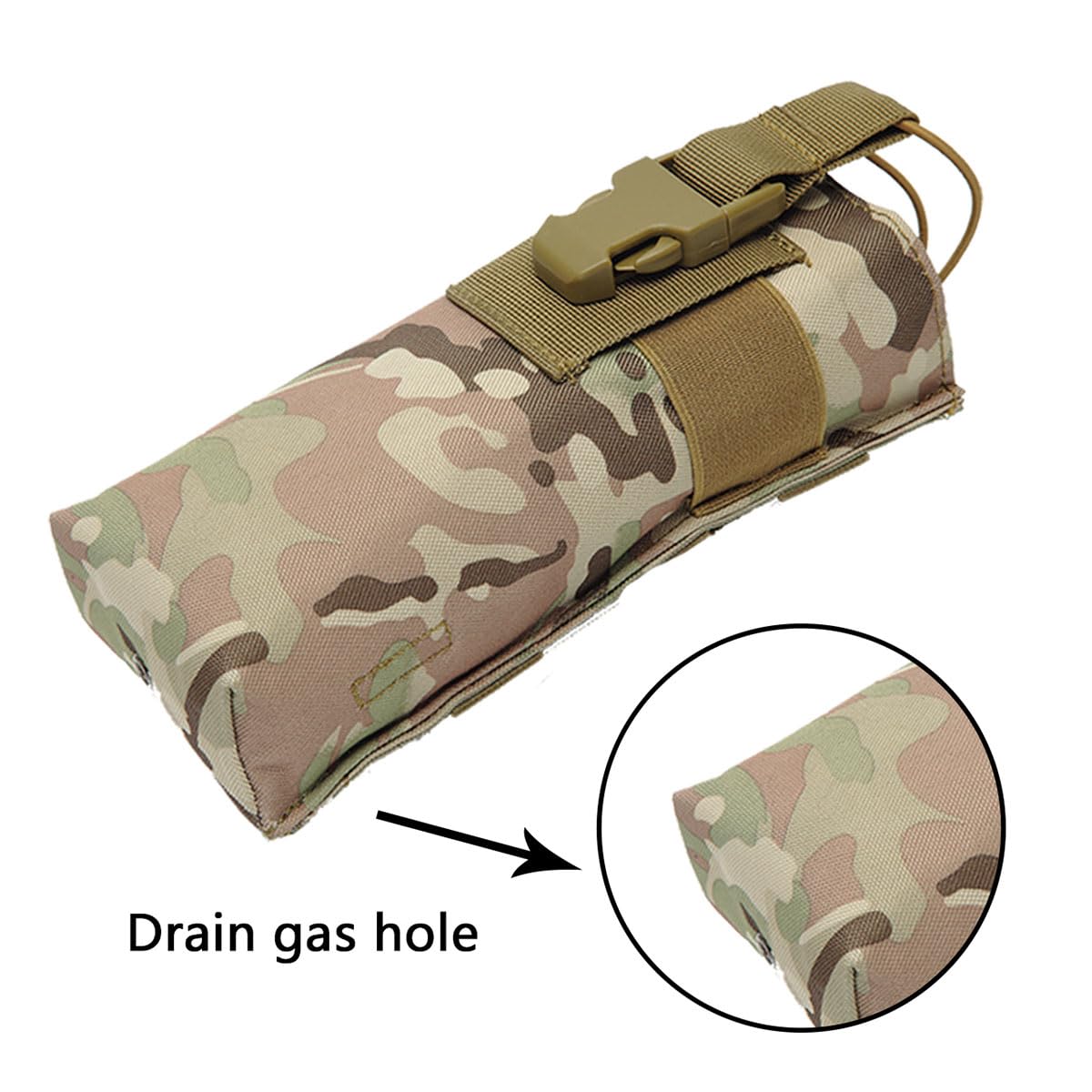 Tactical Radio Pouch for AR-152 & UV-5R Walkie Talkies - Molle-Compatible Nylon Radio Holder Case with 3800mAh Battery - Perfect for Outdoor Adventures, Hiking, Camping & Emergency Communication