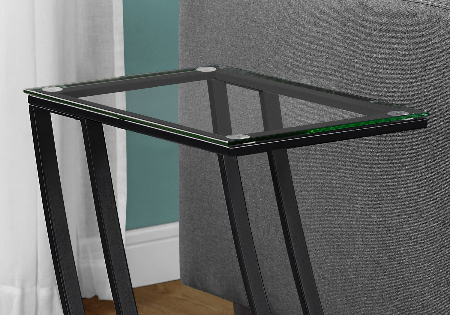 Modern Ciren Side Table in Black - Minimalist End Table for Living Room, Bedroom & Office - Perfect for Small Spaces, Nightstands & Home Decor