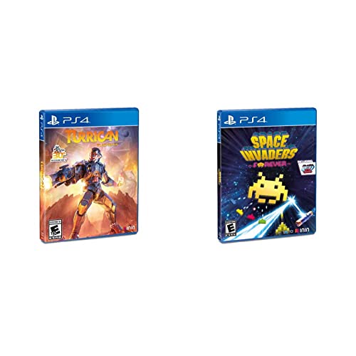 Turrican Flashback & Invaders Forever - PlayStation 4 Games Bundle | Classic Retro Arcade Action for PS4 | Perfect for Nostalgic Gaming Nights and Collector's Editions