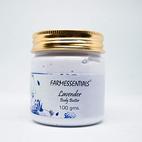 FARMESSENTIALS Lavender Body Butter Set of 2 - Ultra Moisturizing & Nourishing Dry Skin Care - Perfect for Daily Hydration & Relaxation at Home or Spa