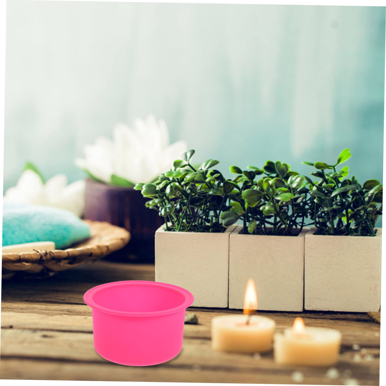 Operitacx 5-Pack Reusable Wax Melting Bowls - Scented Wax Warmer Liners for Hair Removal, Candle Wax, Wax Melts | Compatible with Wax Warmers & Fryers | Perfect for DIY Beauty, Home Spa, and Aromatherapy