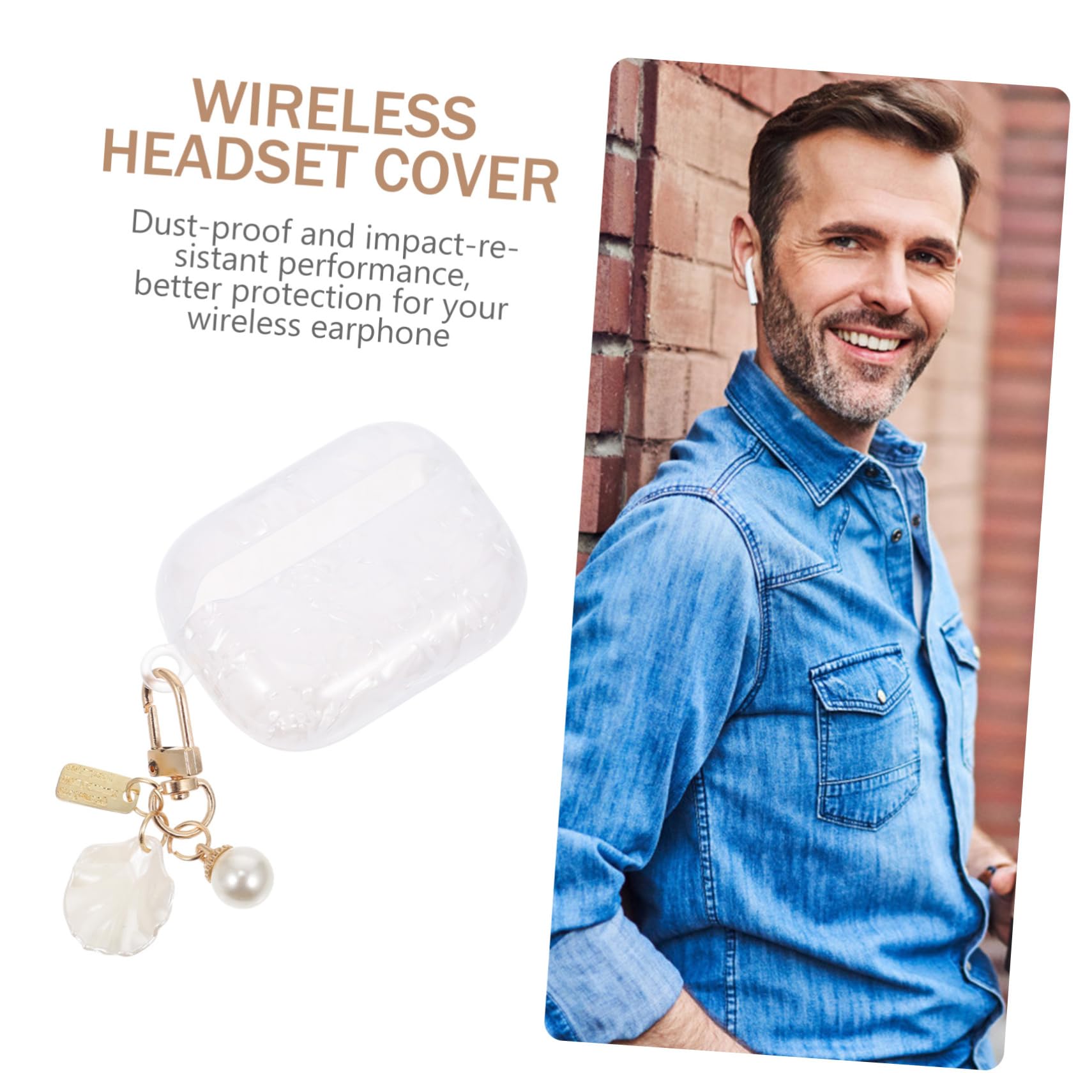 BESTonZON Wireless Earbuds with Charging Case - Bluetooth 5.0 Earphones, Noise Isolating Earplugs, Soft Silicone Covers for iPhone Android - Perfect for Gym, Running, Travel & Work