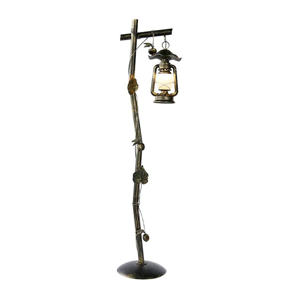 Vintage Industrial Japanese Creative Club Floor Lamp - Iron Retro Standing Light for Living Room, Bedroom & Bedside - Perfect for Reading Nook, Lounge Decor and Cozy Ambiance