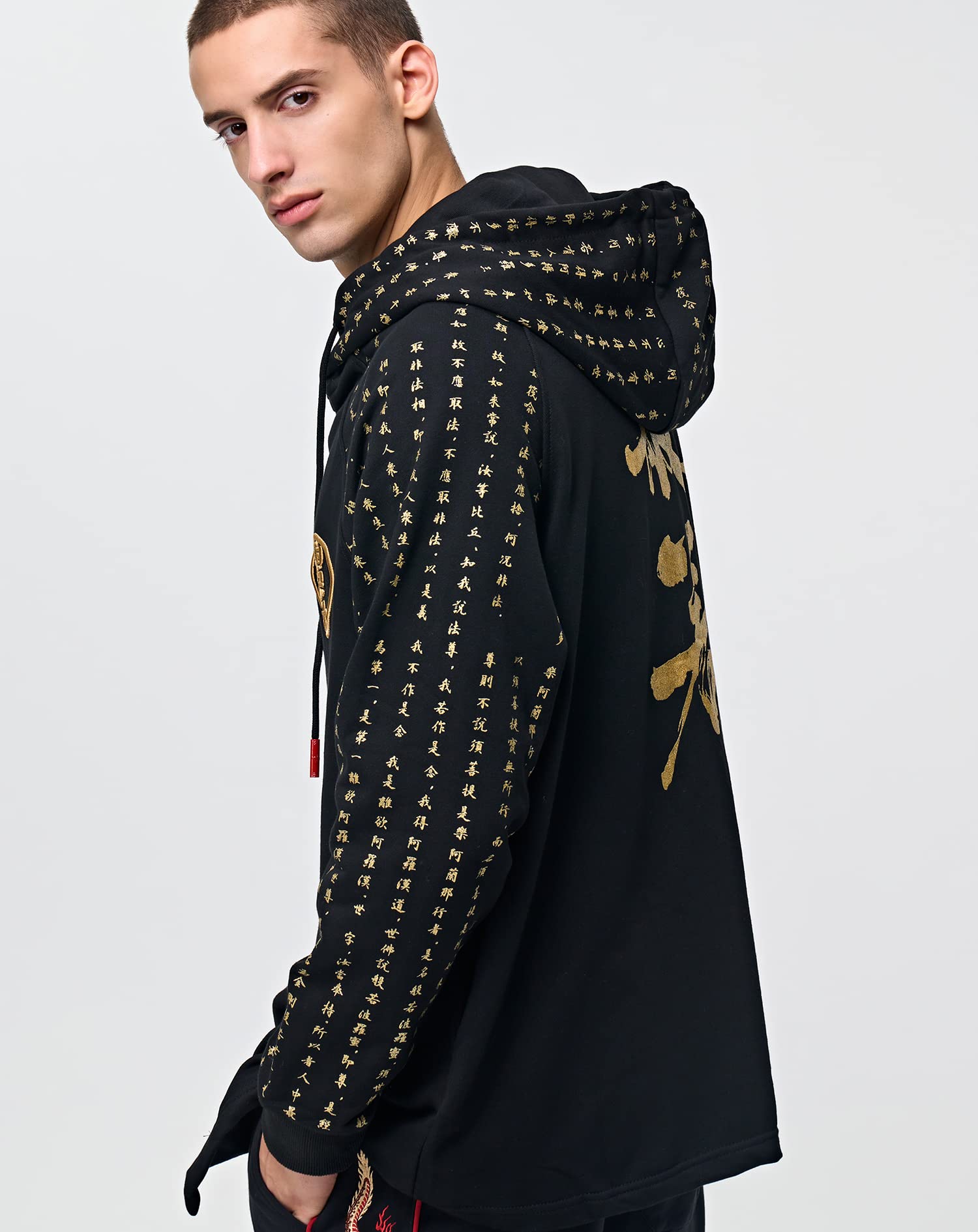 Japanese Kanji Graphic Hoodies for Men - Trendy Streetwear & Casual Pullover Sweatshirts | Perfect for Urban Fashion, Street Style & Everyday Wear
