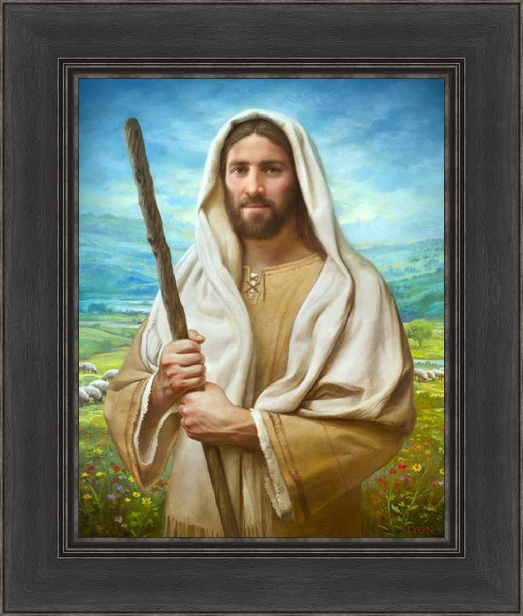 Feed My Sheep by Howard Lyon - Inspirational Christian Art Print for Home, Office & Church Decor - Perfect for Gifts & Spiritual Encouragement