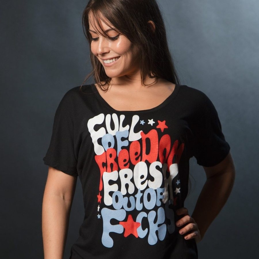 Fresh Outta F*cks Women's Slouchy T-Shirt - Black | Casual Streetwear for Everyday Wear & Relaxing Outfits