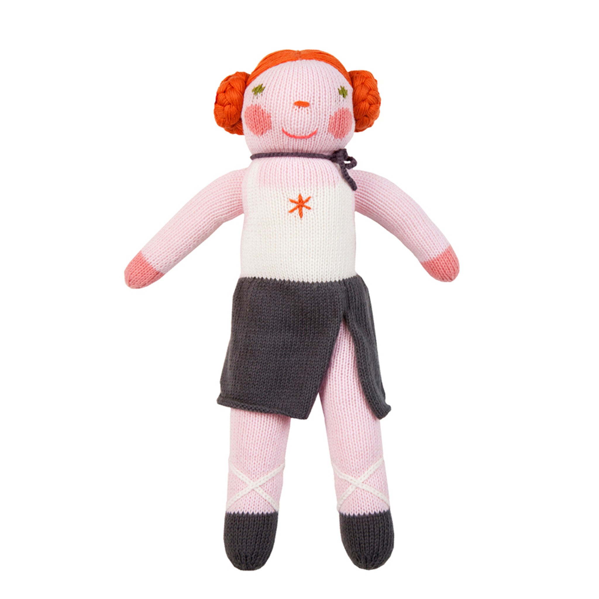 Blabla Kids Giselle the Ballerina Doll - Handmade Organic Cotton Plush Toy for Toddlers & Collectors | Perfect Gift for Birthdays, Christmas & Pretend Play