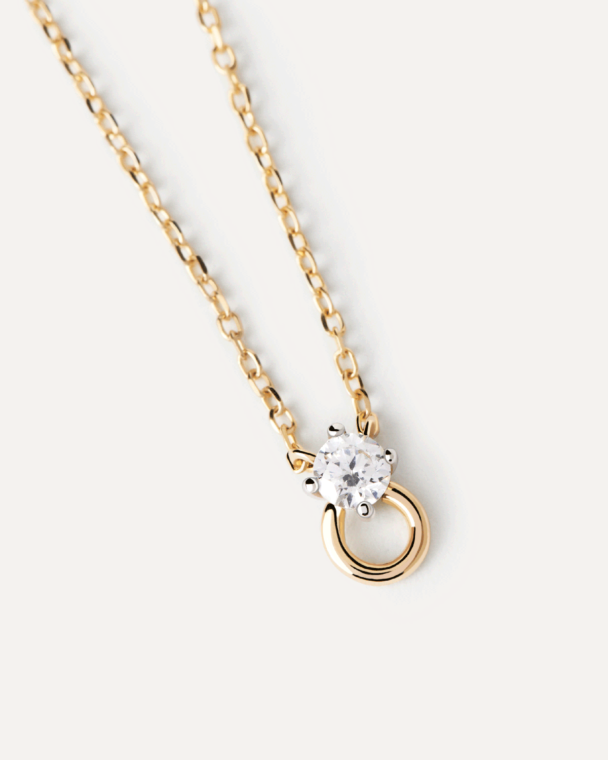 1 Carat Diamond & Gold Ari Necklace for Women - Elegant Pendant Jewelry for Weddings, Anniversaries & Special Occasions