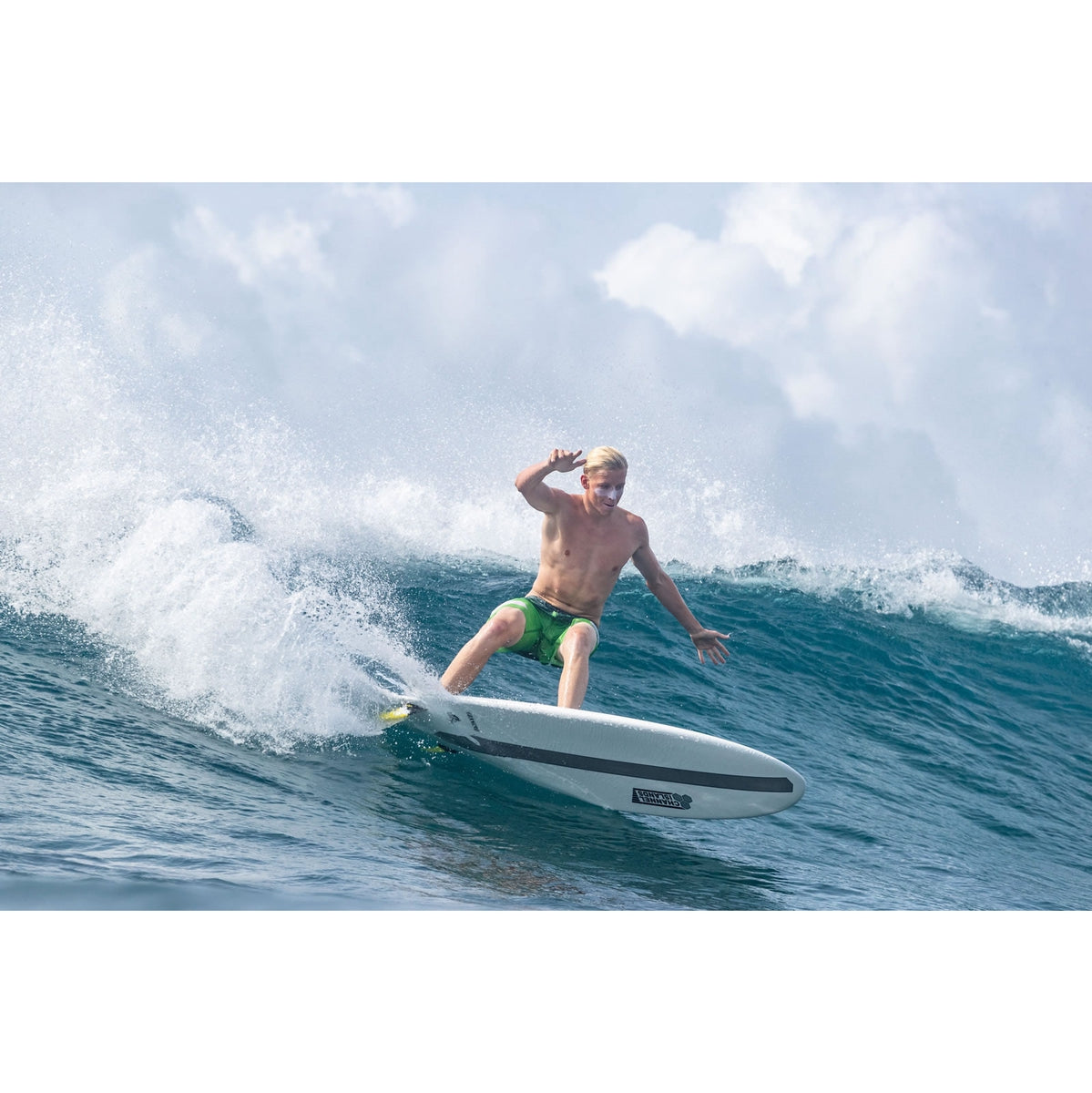 Channel Islands Torq Chancho 8'0 X Lite Surfboard - Lightweight Blue Performance Board for Waves & Beginners | Perfect for Beach Vacations & Surf Lessons