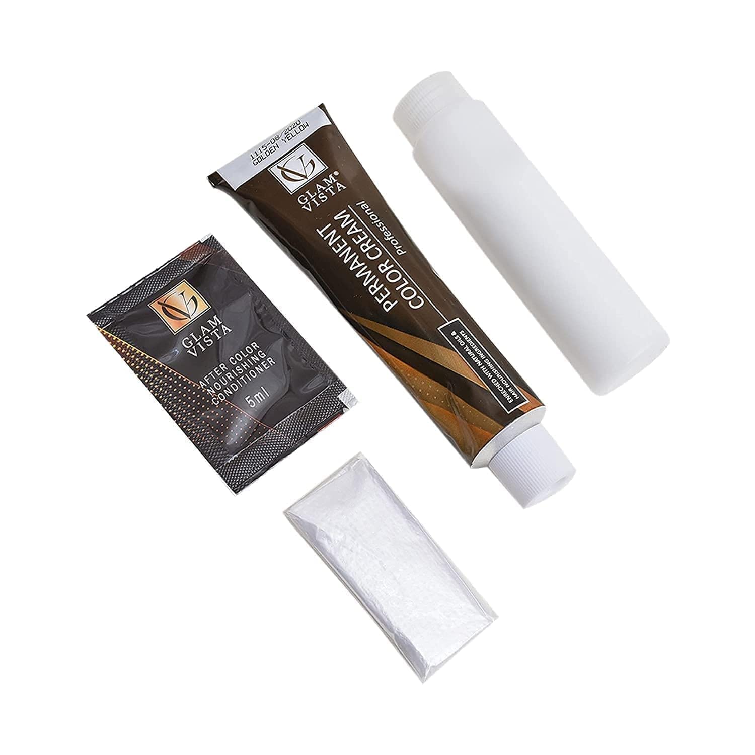 GLAM VISTA Metallics Urban Grays Dusty Silver Permanent Hair Color Cream - Long-Lasting Radiance & Vibrant Color for Professional Salon Use | At-Home Gray Coverage & Styling Solution