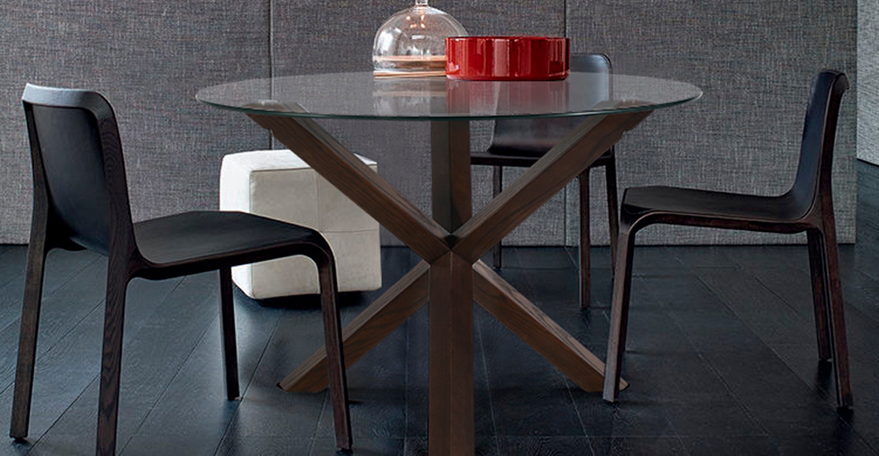 Kennedy 37.4 Inch Round Dining Table - Modern Wood Kitchen Table for Small Spaces - Perfect for Breakfast Nook, Apartment Dining, and Cozy Family Meals
