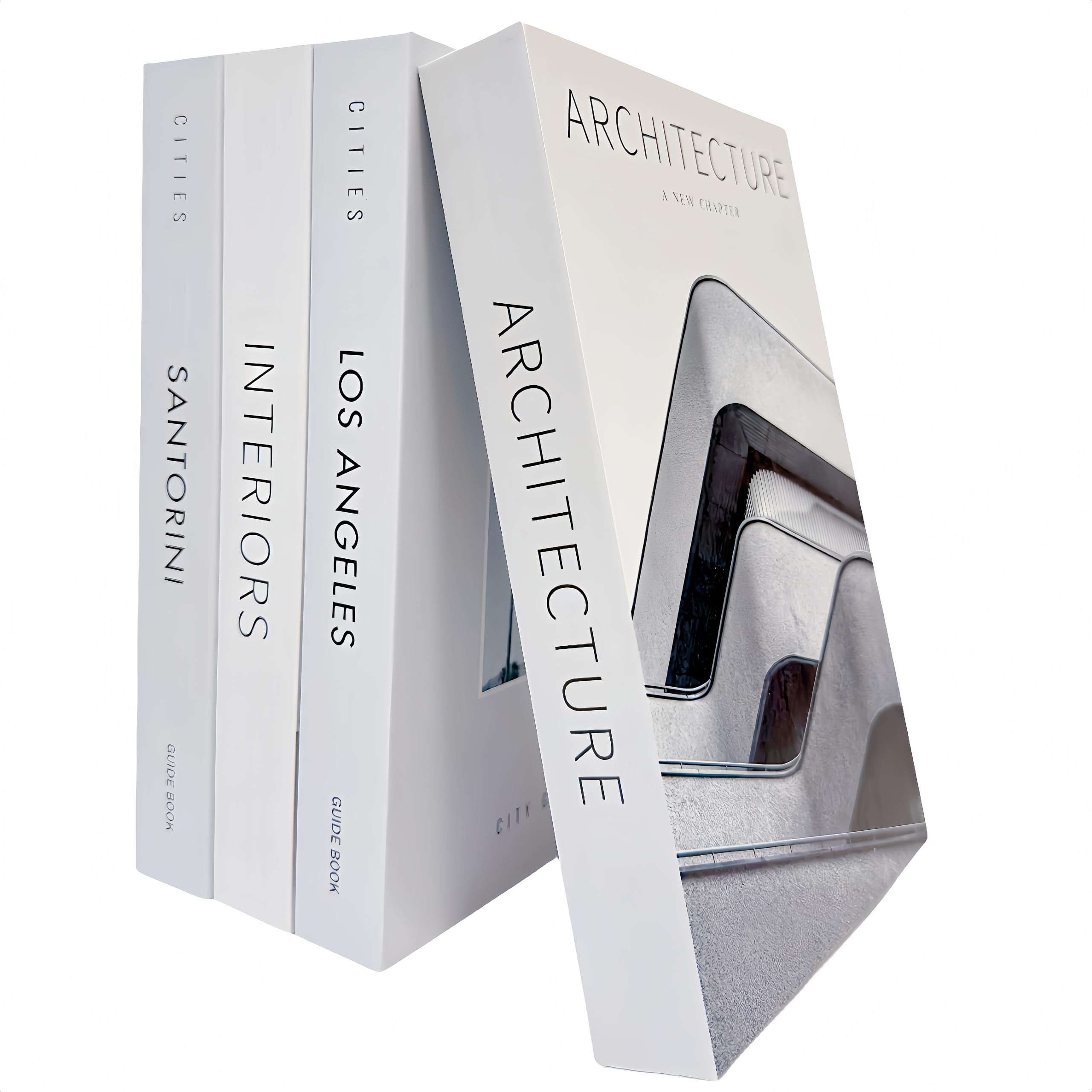4 Pack Coffee Table Books for Home & Office Decor - Stylish Decorative Books for Bookshelf, Bar, Farmhouse & Living Room - Perfect for Gifts & Interior Design (M32)