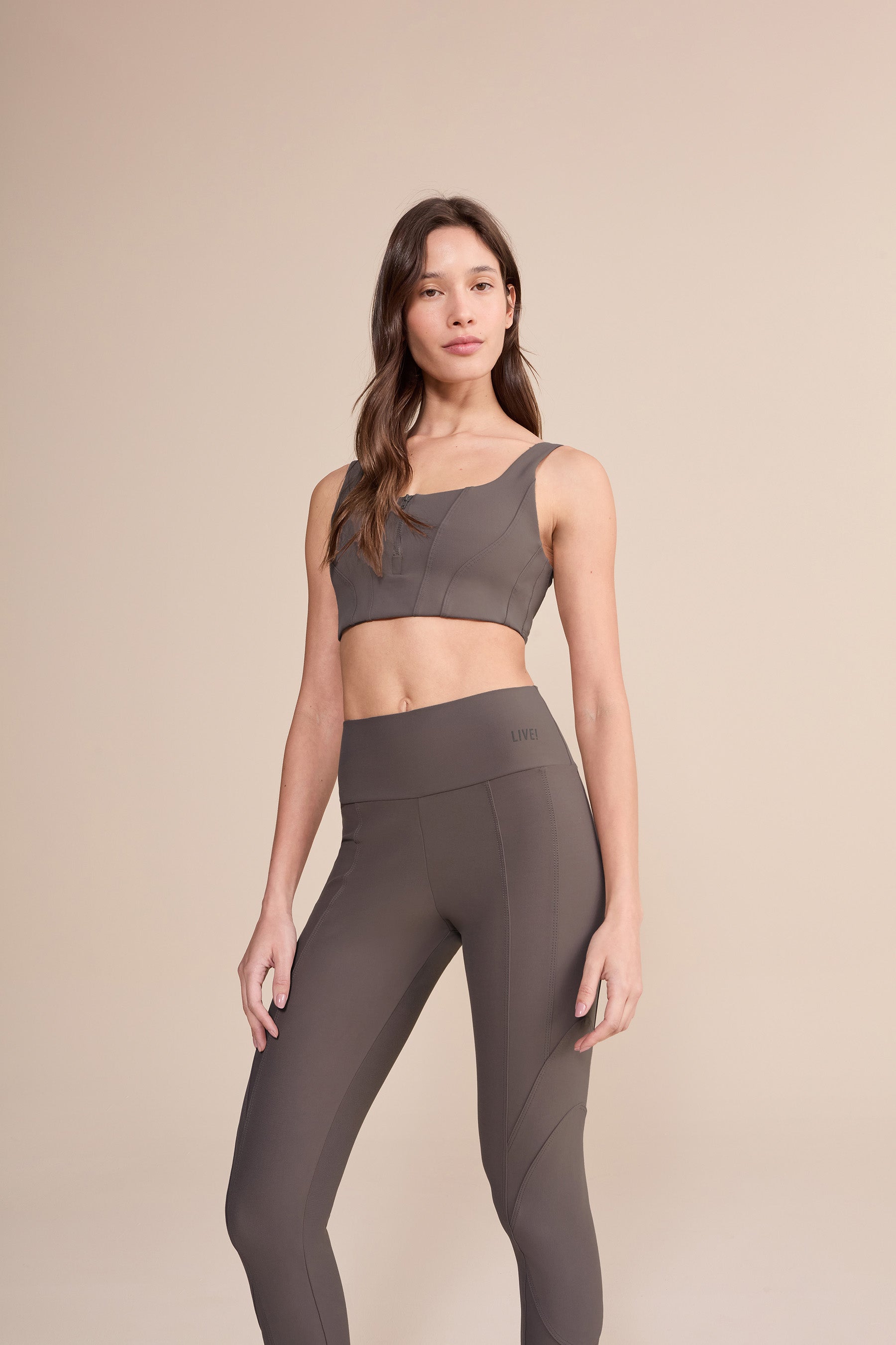 Zip Lines Active® Sports Bra for Women - High Support Workout Top for Running, Yoga & Gym - Breathable & Comfortable Fitness Apparel