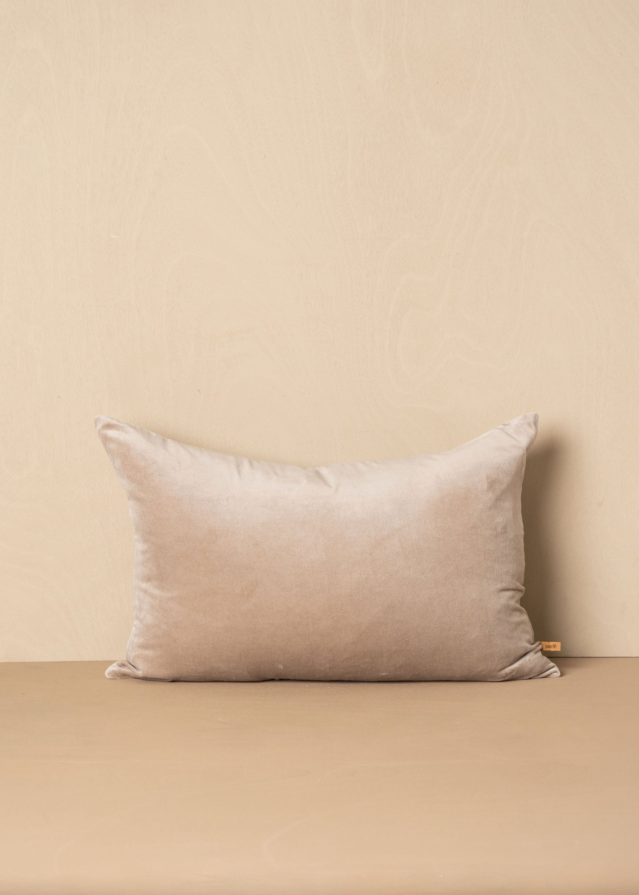 Linen and Velvet Cushion Cover with Stone Design - Soft Decorative Pillow Case for Sofa, Bed, Chair - Home Decor, Living Room, Bedroom Accessories